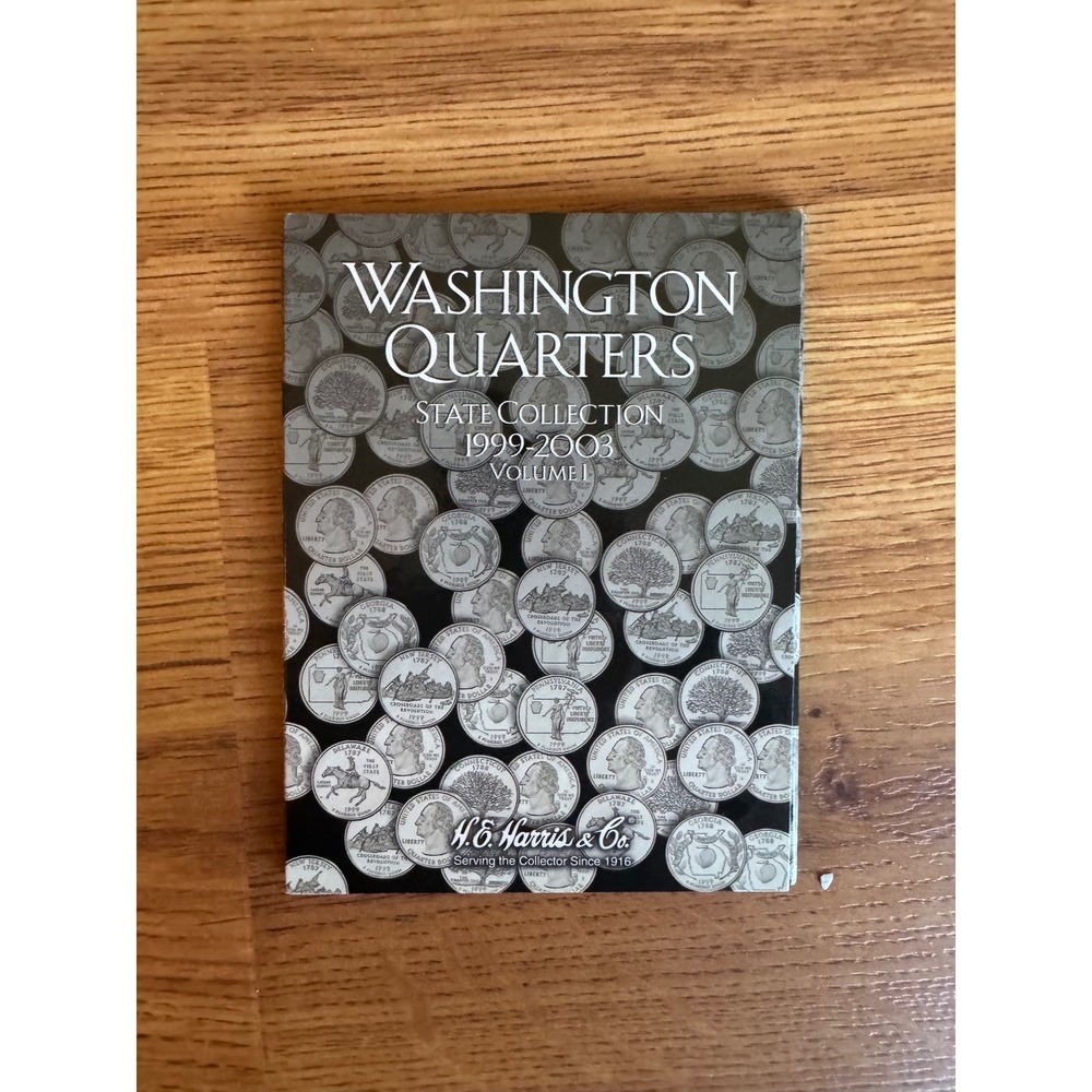 HE Harris Washington Quarters State Collection Volume 1 1999-2003 Coin Folder